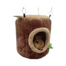 Rede De Dormir Quente Para Hamster Em Formato De Tronco De Árvore, Túnel De Inverno, Cama Suspensa Rede De Dormir Quente Para Hamster Em Formato De Tronco De Árvore, Túnel De Inverno, Cama Suspensa