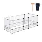 Rede de ferro para hamster Playpen DINMO Rabbit Guinea Pig 61,4 x 25,4 x 22,3 cm