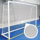 Rede de Futsal Oficial Fio 2 em Seda Torcida Reforçada Branco Matrix