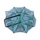 Rede De Pesca Dobrável Verde Com 6/8/10 Furos, 40-82cm, Rede De Lançamento Hexagonal/Octogonal De