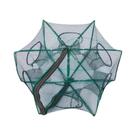 Rede de Pesca Hexagonal Dobrável - 6 Furos para Iscas
