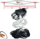 Rede de Pesca Malha 20 (100mm) Fio 0,50 4,80 Altura Comp. 50 Metros Boia Isopor
