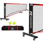Rede de pickleball portátil Hoverphenix de 22 pés com bolsa de rodas Rede de pickleball portátil Hoverphenix de 22 pés com bolsa de rodas