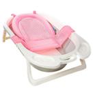 Rede De Proteção Redutor Banheira Do Bebê Apoio Segurança Menino ou Menina Baby Buba COR:ROSA