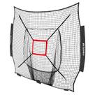 Rede de Reposição BaseGoal para Baseball e Softball 2,1m x 2,1m (APENAS REDE), Resistente sem Nós para Prática de Arremesso, Rebatida e Lançamento (Preto + Zona de Strike)