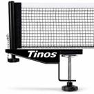 Rede de tênis de mesa profissional Tinos para espessura máxima de mesa de 1,8" Conjunto de rede e postes de pingue-pongue com presilha de rosca Ajuste de altura e tensão