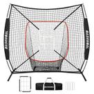 Rede de Treinamento de Baseball e Softball BaseGoal 183x183 cm com Zona de Strike
