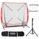 Rede de treino de beisebol e softball VEVOR 1,5x1,5 m com acesso.
