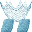 Rede decorativa para peixes Shappy, 2 peças, 100x200 cm, azul