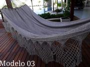 Rede Dormir Descanso Jeans Casal Luxo Grande Varias Estampas