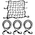 Rede Elástica Aranha 45x45 Gancho A Gancho, 3 Elastico Extensor 1,00 Metro