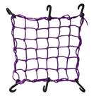Rede Elastica Aranha Bagageiro Capacete Moto 35x35 Cor Roxa