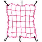 Rede Elástica Aranha Moto Bagageiro Redinha Rosa Pink 35x35