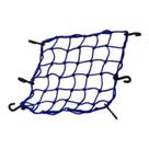 Rede Elástica Aranha moto/bicicleta bagageiro azul 35X35 cm