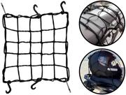 Rede Elástica Tipo Aranha Para Amarração Bagagem Porta-Malas Moto Capacete Com Ganchos 35x35 Hutz