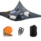 Rede Heavy Duty Triangular com Mosquiteiro 3x3x3m preta Rede Heavy Duty Triangular com Mosquiteiro 3x3x3m preta
