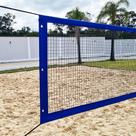 Rede Multiuso Zaka Volei Beach Futevolei sem banda lateral Azul 9,60m x 1m Rede Multiuso Zaka Volei Beach Futevolei sem banda lateral Azul 9,60m x 1m