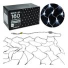 Rede Natal 160 Leds - Branco Frio - 8 funções