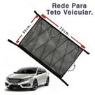 Rede Nylon Porta Objetos Reajustavel Com Zíper Para Teto De Carros