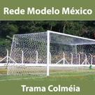Rede Oficial de Futebol Modelo México (Caixote) Trama Colmeia Fio Seda 4 mm