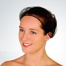Rede para Cabelo Preta com 10 - Wide stock