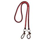 Rédea de corda Torcida SV49020 - vermelho com Preto