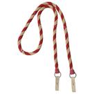 Rédea de Lã Torcida SV0960 - Vermelho com bege