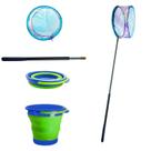 Redes de pesca GIFY Kids Telescoping 1,3-4,9 pés 25 cm Net x2