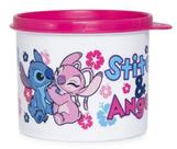 Redondinha 500ml Stitch & Angel Tupperware Redondinha 500ml Stitch & Angel Tupperware