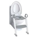 Redutor Assento Vaso Sanitário Infantil Escada Cinza Degrau Redutor Assento Vaso Sanitário Infantil Escada Cinza Degrau