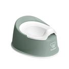 Redutor de Assento Infantil BabyBjörn Smart - Verde Escuro/Branco - Compacto e Sem BPA