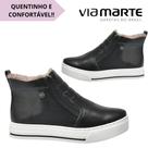 Ref. 030-001-02 - Tênis Botinha Via Marte Pelinho Feminino Casual