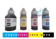 Refil 4 Tinta Compativel Canon Gi10 Gi11 G6010 G7010 GM2010 GM4010