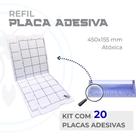 Refil 450x155 mm Placa Adesiva Armadilha UV-A Monitoramento Kit 20 unidades