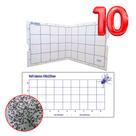 Refil 450x155mm Armadilha Luminosa Mata Mosca Mosquito - 10 unidades