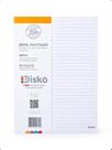 Refil Branco B5 P/ Caderno de Disco Pautado 50 Folhas Estudo -