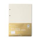 Refil Caderno Criativo Argolado Cicero Planner 2025 Semanal 17x24 88 Fls Polen 80g