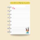 Refil Caderno de Disco Sistema Inteligente I Milkshake de Pandinha