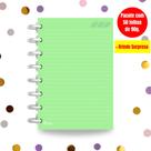Refil Caderno de Disco Sistema Inteligente I Verde Pastel