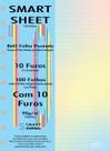 Refil Caderno Inteligente 90g 100 Folhas Colorido 10 Furos Refil Caderno Inteligente 90g 100 Folhas Colorido 10 Furos