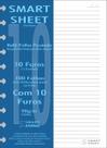 Refil Caderno Inteligente 90g 100 Folhas Pautado 10 Furos