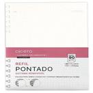 Refil caderno organizador 40 fls offset 90g pontado a5 cicero