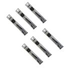 Refil caneta energel lr7-a 0.7 preta kit com 6 cargas pentel