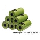 Refil Cata Caca Saco Saquinho Sacolinha Coletor Lixo Coco Pet Cães Cachorro Gato Higiênico Kit Rolinhos Econômico