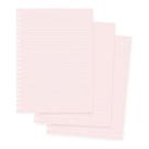 Refil de Caderno Smart Colegial Rosa DAC Com 48 Folhas Reposicionável Material Escolar Faculdade