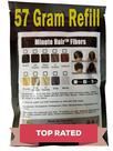 Refil de fibras para construção capilar Minute Hair Medium Brown 57 g