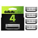 Refil de Lâminas Gillette Labs para Barbeador - 4 Cartuchos