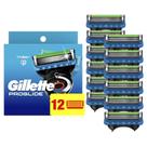 Refil de Lâminas Gillette ProGlide para Homens - Pacote com 12 Unidades