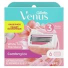 Refil de Lâminas Gillette Venus ComfortGlide Chá Branco 6 unidades