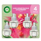 Refil de óleo aromático Air Wick 4 unidades, fragrância de madressilva e framboesa